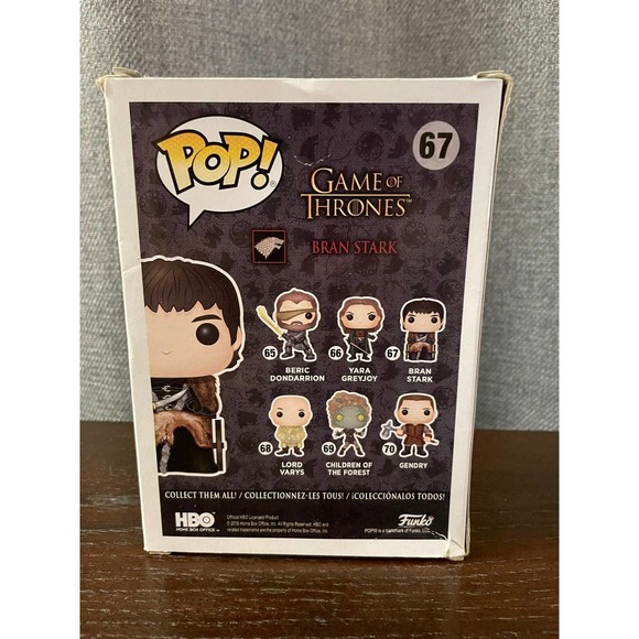 Funko Pop Game of Thrones Bran Stark 67 - Picture 3 of 6
